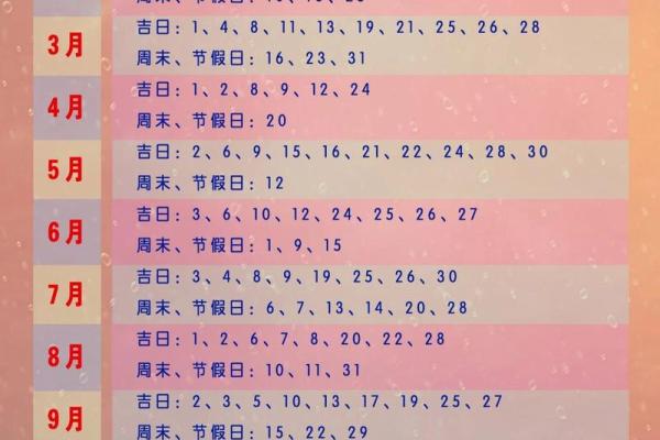 2024年订婚黄道吉日查询表 2024年订婚黄道吉日查询表