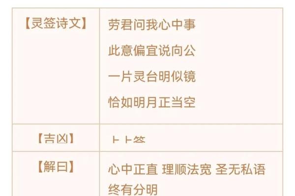 有求必应观世音灵签 有求必应观世音灵签