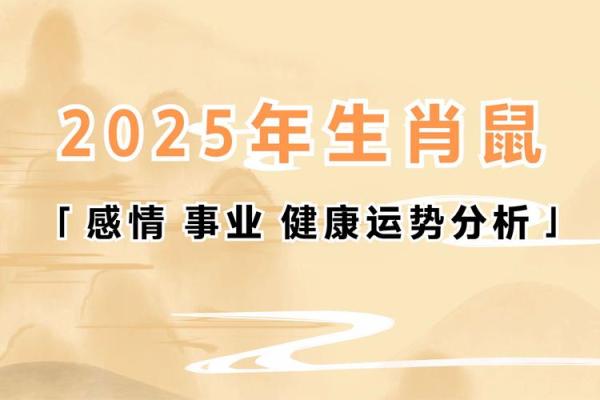 2025年属鼠每月运势 2025年属鼠每月运势