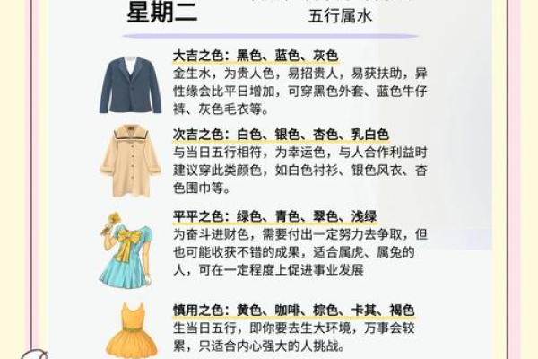 2025年3月1日今日五行穿衣颜色大吉 2025年3月1日今日五行穿衣颜色大吉