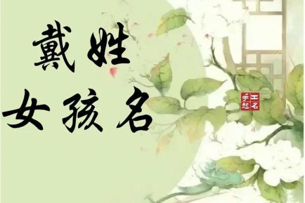 戴姓女孩名字大全-戴姓女孩起名字大全-戴姓名字大全姓名