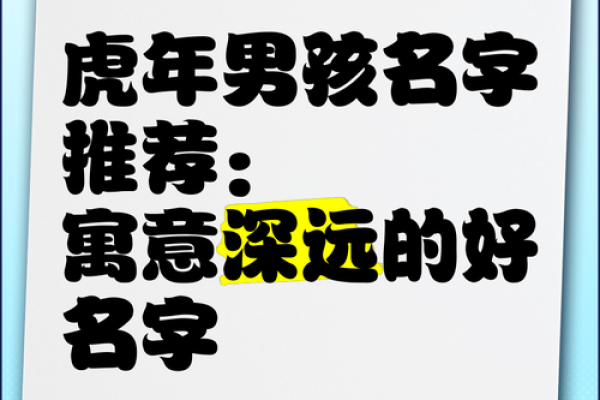 2019年6月8号寅时出生的男孩应该起什么样的名字姓名
