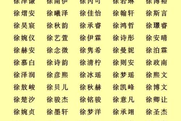 徐姓女孩名字大全-徐姓女孩起名字大全-徐姓名字大全姓名