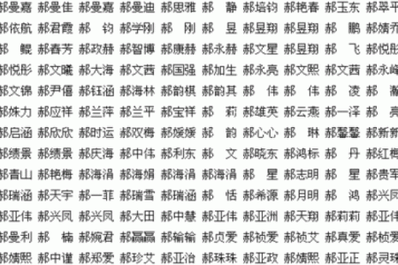 郝姓女孩名字大全-郝姓女孩起名字大全-郝姓名字大全姓名