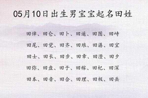 2019年5月24号寅时出生的男孩应该起什么样的名字姓名