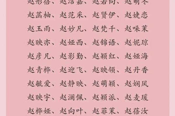 赵姓男孩名字大全-赵姓男孩起名字大全-赵姓名字大全姓名