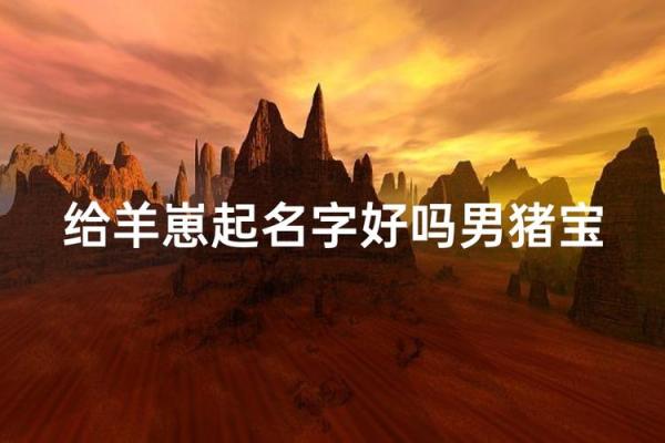 早上十点出生的属羊男孩如何起名，适合什么字姓名